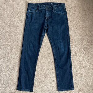 AG Adriano Goldschmied Jeans Mens 33R Blue Dark Wash The Tellis Modern Slim